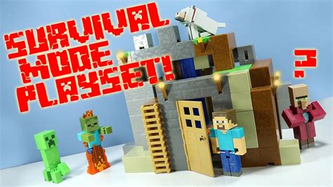 Minecraft survival mode playset from mattel! Minecraft Survival Mode Playset from Mattel Toys Huge ...