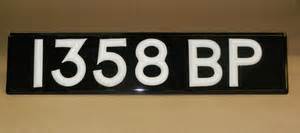 Classic Car Plates