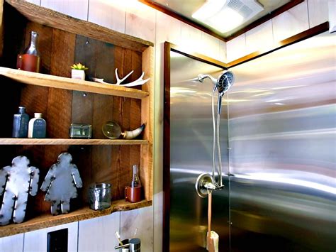 With new stylish designer fittings we can create shower rooms and bathrooms from the smallest space. 8 Tiny House Bathrooms Packed With Style | HGTV's ...