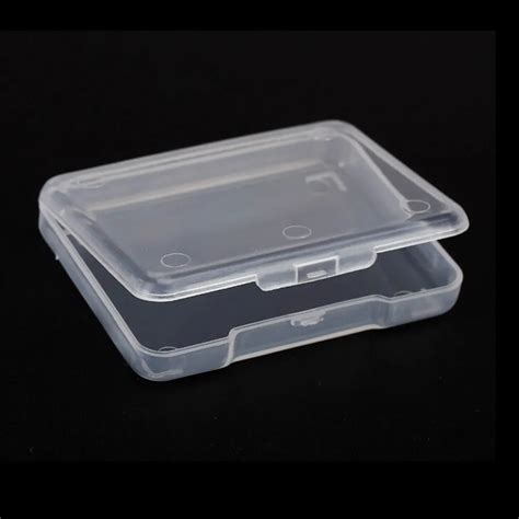 New 5pcs Store Small Clear Plastic Transparent With Lid Storage Box
