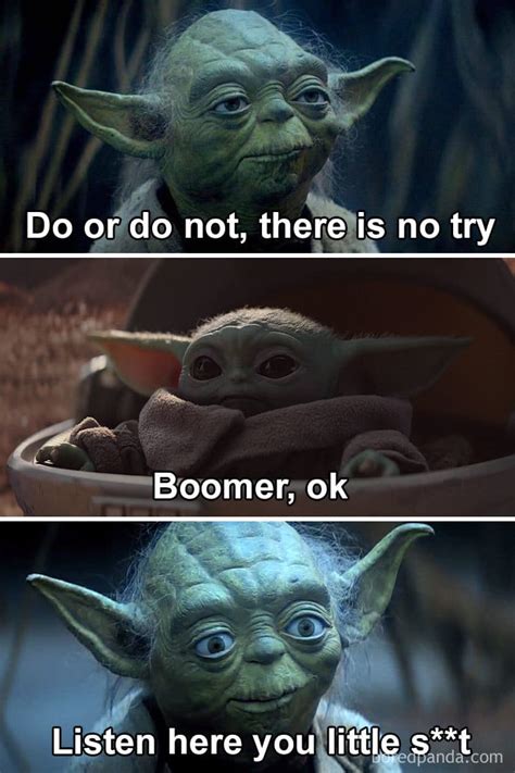 Funniest Baby Yoda Memes Ever Relatable Baby Yoda Memes To