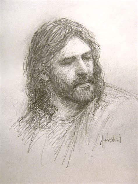 Jesus Side View Drawing Vanmarckenearme