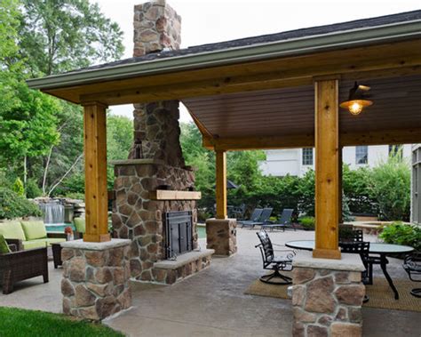 The fire ring affects the design of the pit because of space and offset distance requirements. Backyard Renovation: Pool, Pavilion, Fireplace and Hot Tub
