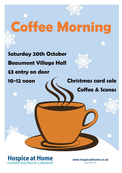 Coffee Morning And Christmas Card Sale Hospice At Home
