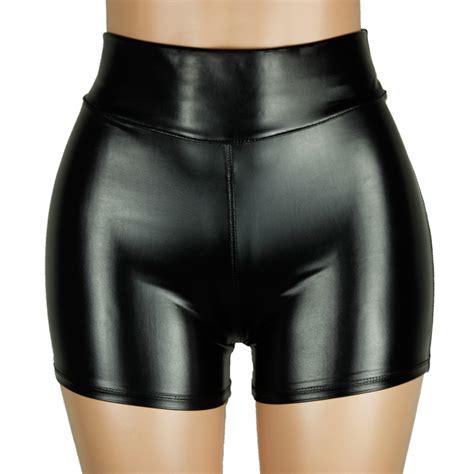Hot Leather Shorts Women Pu Leather Pants Women Sexy Hot Pants Nightcl Fashiondresses For Less