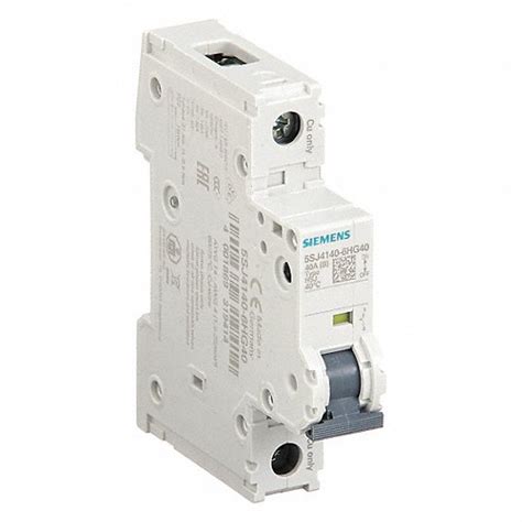 Siemens 40 A Amps 60v Dc Iec Miniature Circuit Breaker 30xz91
