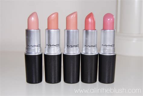 Review Mac Nude Lipsticks All In The Blush