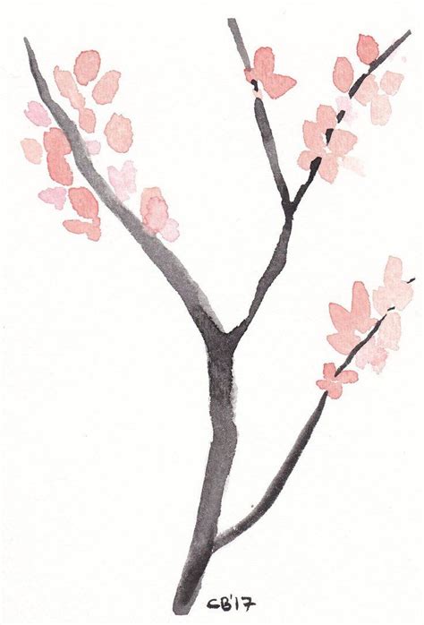 Slightly Abstract Cherry Blossom Branch By Ickydog On Deviantart