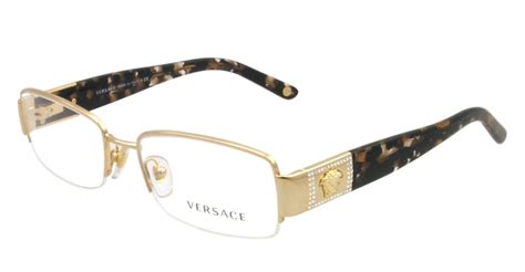 Versace Ve 1175b Eyeglasses W Gold Frame And Non Rx 53 Mm Diameter