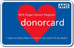Register with your state's organ donor registry. Donor Cards and Why You Should Carry One - Mummy Barrow