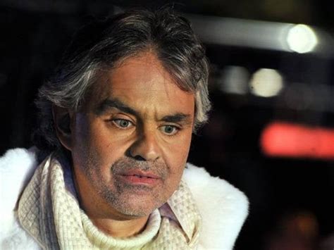Andrea Bocelli With His Eyes Wide Open Creepy