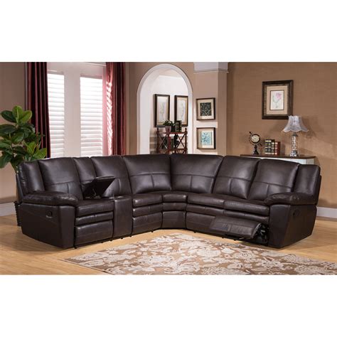 Amax Oregon Leather Sectional And Reviews Wayfair
