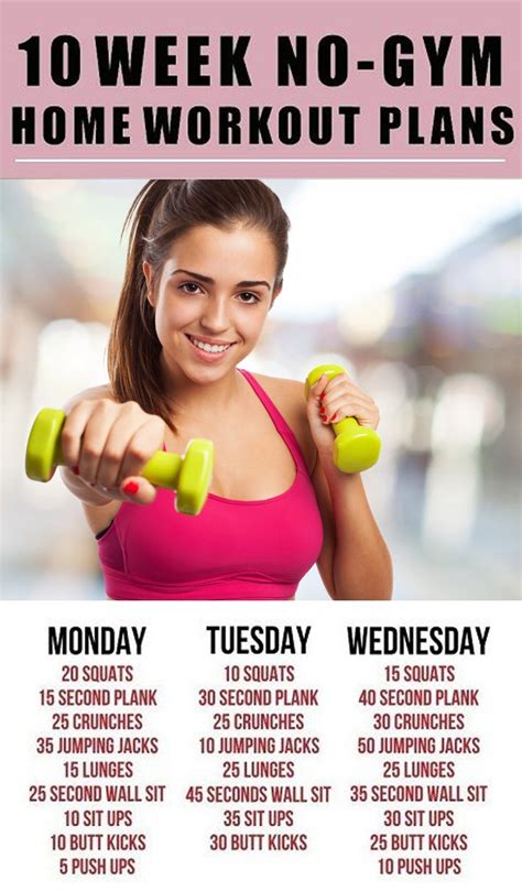 Infomedia Live10 Week No Gym Home Workout Plans Infomedia Live
