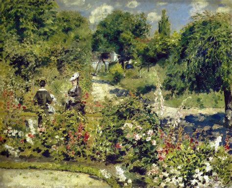 Pierre Auguste Renoir Garden In Fontenay Aux Roses 1874 Flickr