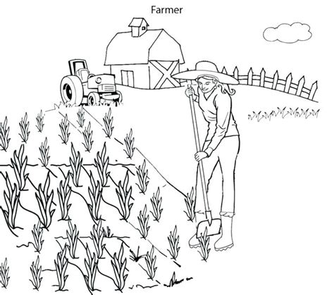 Farm Pages For Adults Coloring Pages