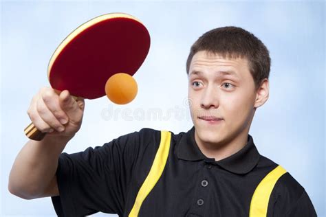 Man Playing Ping Pong Stock Image Image Of Championship 34060965