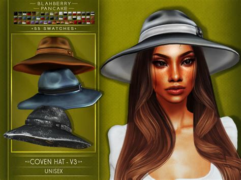 Blahberry Pancake Coven Hat V3 The Sims 4 Download