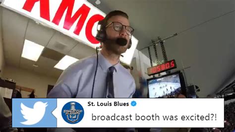 The Blues Radio Broadcast Booth Had The Greatest Reaction To Patrick Maroon S Ot Winner
