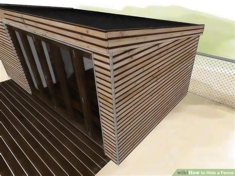 How To Hide A Fence 12 Steps With Pictures Wikihow