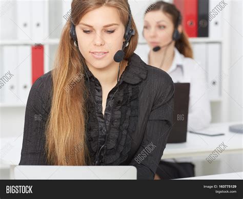Female Call Center Image And Photo Free Trial Bigstock