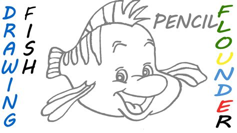 Flounder Drawing At Getdrawings Free Download