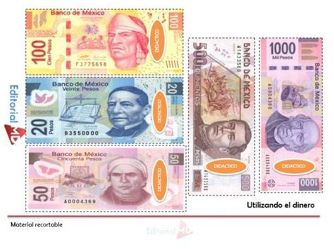 Monedas Y Billetes Para Ni Os Para Imprimir R Pido