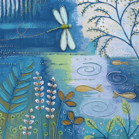 Buy any 50 and get 35% off. Dragonfly Square Blank Greeting Card by Artist Jo Grundy | Cards | Love Kates