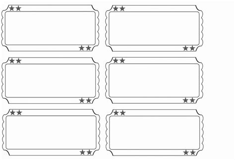 Free Printable Numbered Ticket Template Free Printables Pin On