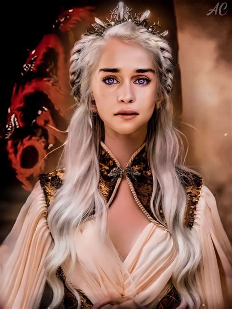 Daenerys Targaryen Mother Of Dragons Game Of Thrones Art Daenerys