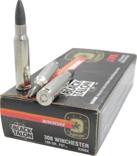Collectible Black Talon 308 Winchester 180 Gr Fst Ammo S308x 20