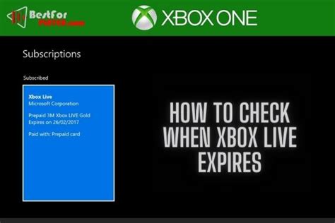 How To Check When Xbox Live Expires Best For Player