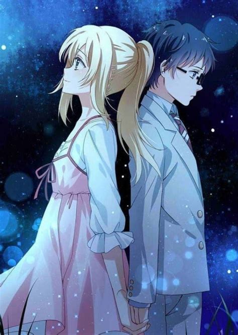 60 Cute Cartoon Couple Love Images Hd Your Lie In April