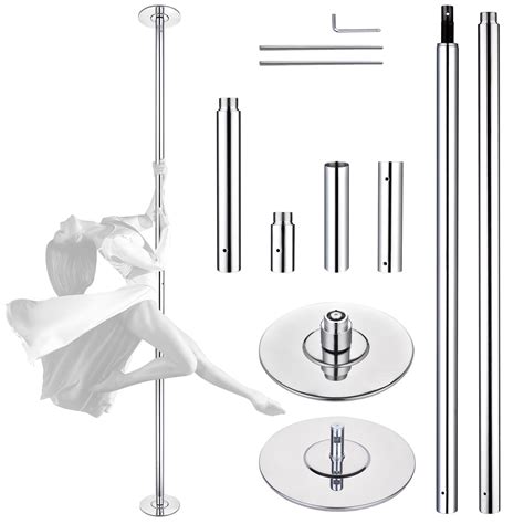 Sporting Goods Details About 45mm Stripper Pole Spinning Static Fitness Dance Pole For Home