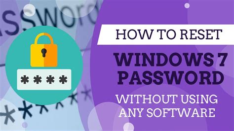 How To Reset Windows 7 Password Without Any Software Step By Step
