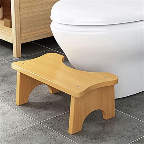 Gezichta Bamboo Toilet Stool Squatting Toilet Stooladult Bath Stool