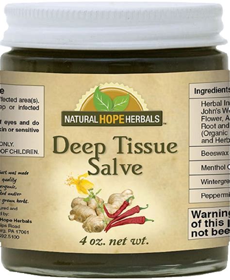 Deep Tissue Salve Natural Warming Massage With Menthol Crystals And Cayenne Herbalism Menthol