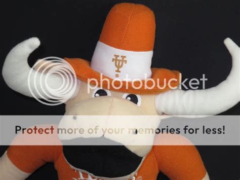 Ut Plush University Texas Longhorns Bevo Mascot Toy Plush Stuffed