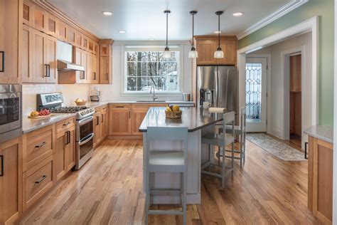Select a light color, such as a taupe, ivory or light gray, that offsets the shade of the cherry wood. Burlington Remodel By Brittny Mee, Bouchard Pierce ...