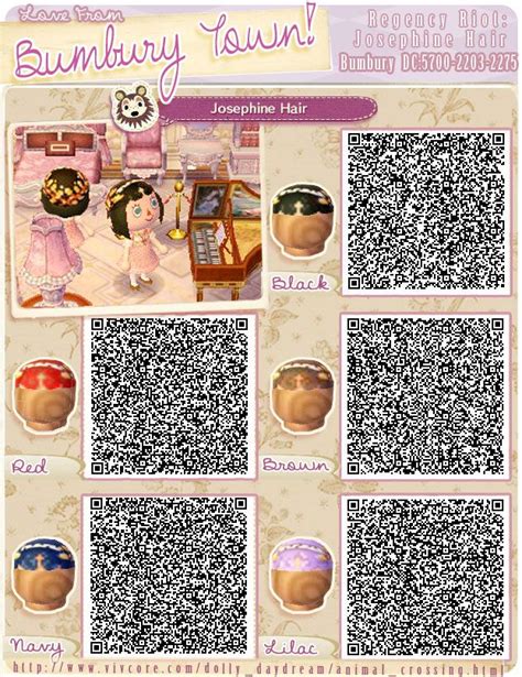 Impressing gracie isn't easy, but you've got an advantage—this guide! http://www.vivcore.com/dolly_daydream/gallery/acnl_regency_hair3.jpg | Animal crossing qr ...
