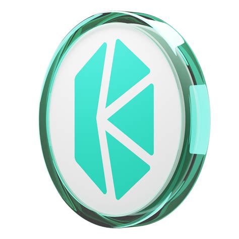 Kyber Network Crystal V2 Knc Glass Crypto Coin 3d Illustration 24093051 Png
