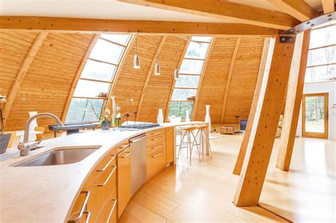 A dome home in turkey uses natural materials and passive design elements for a simple, affordable and sustainable profile. sloping-dome-home-design | Interior Design Ideas.