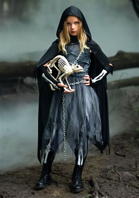 Reaper Girl Costume For Girls