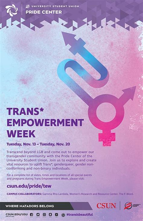 Pride Center Trans Empowerment Week California State University