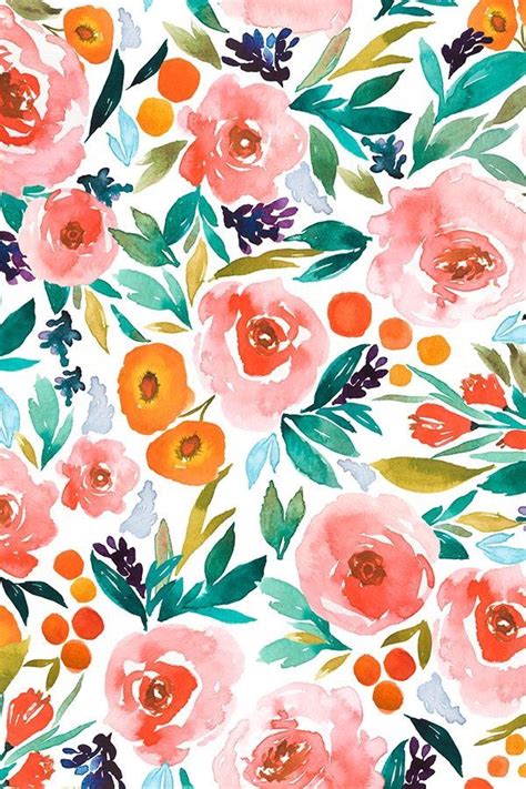 Watercolor floral bouquet with cactus and flower. Pin by Haley Aragon on Fondos | Floral watercolor, Prints ...