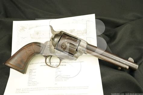 Colt Single Action Army Saa 1873 Us Artillery 45 Lc Revolver 1885