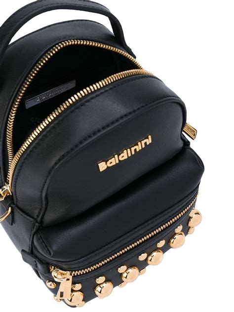 Bag — n bag, sack, pouch denote a container made of a flexible material (as paper, cloth, or bag is the widest in its range of application and is referable to anything that comes under this general. Lyst - Baldinini Small Studded Bag in Black