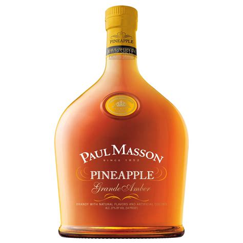 Paul Masson Grande Amber Pineapple Brandy Top Shelf Wine Spirits