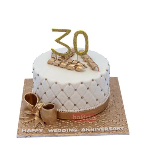 Customized Golden Anniversary Cake By Bakisto The Cake Company
