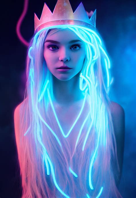 Neon Girls Phoenyx Rein In 2022 Neon Girl Portrait Girl Neon