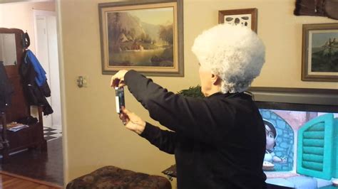 Granny Tries To Take A Picture YouTube